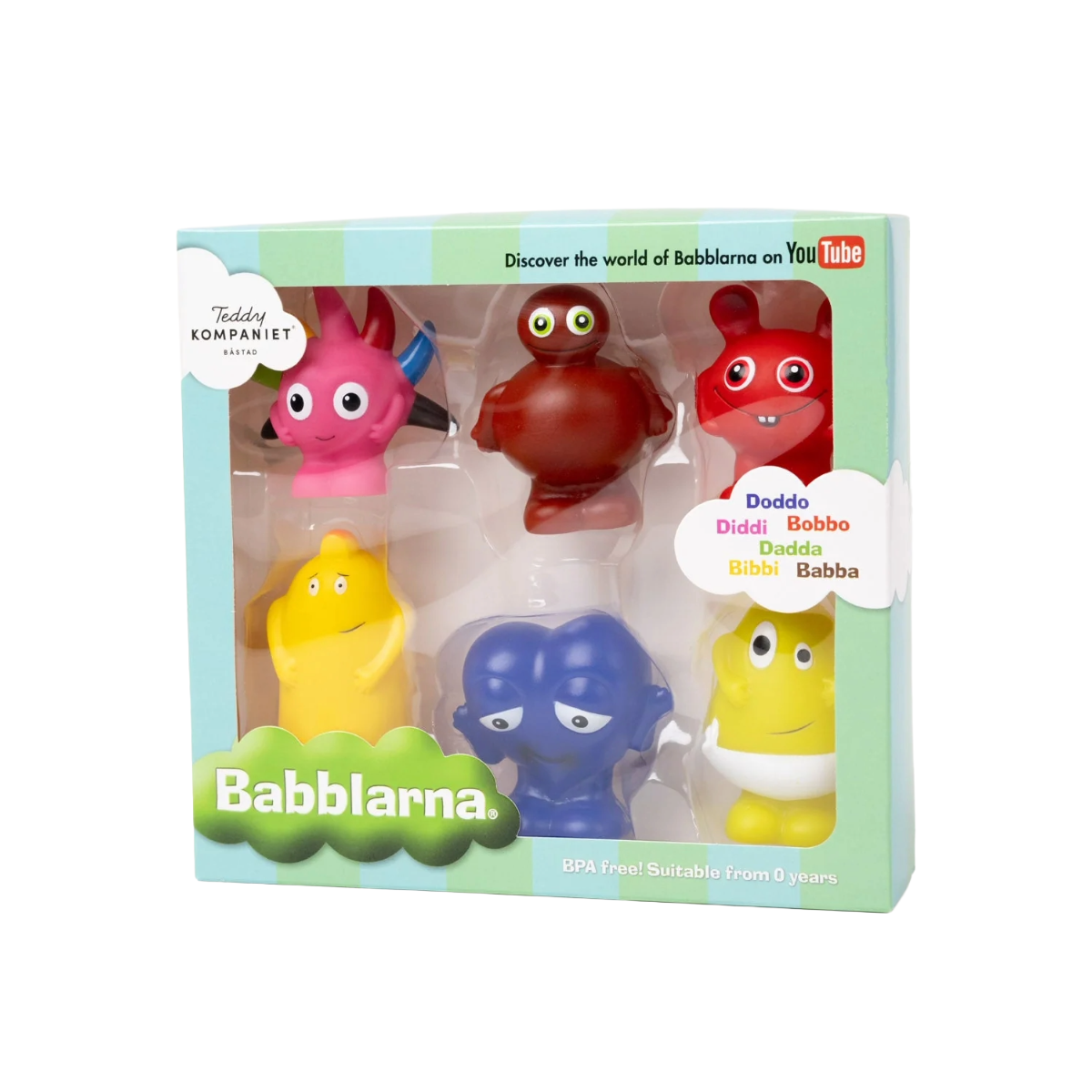 Plastfigurer - BD Mix, 6 olika