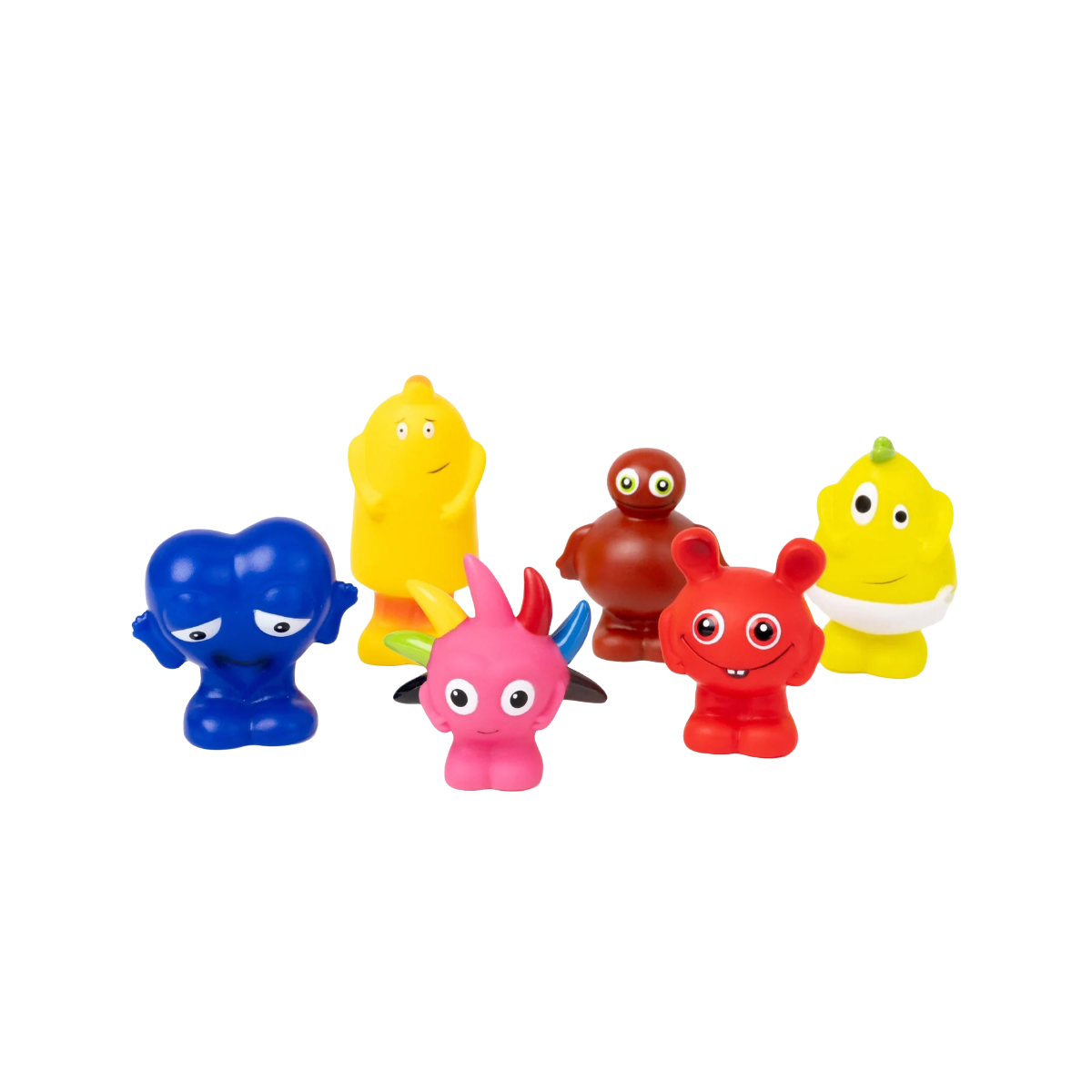 Plastfigurer - BD Mix, 6 olika