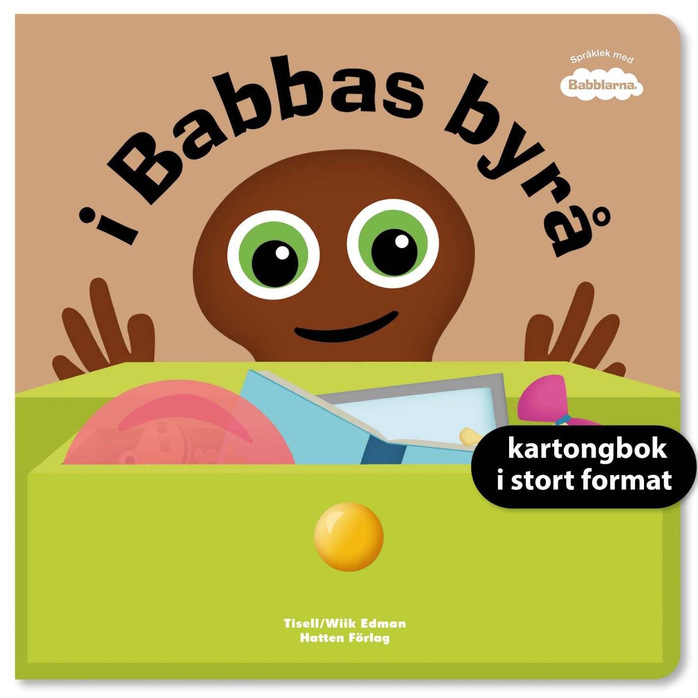 i Babbas byrå, stor kartongbok