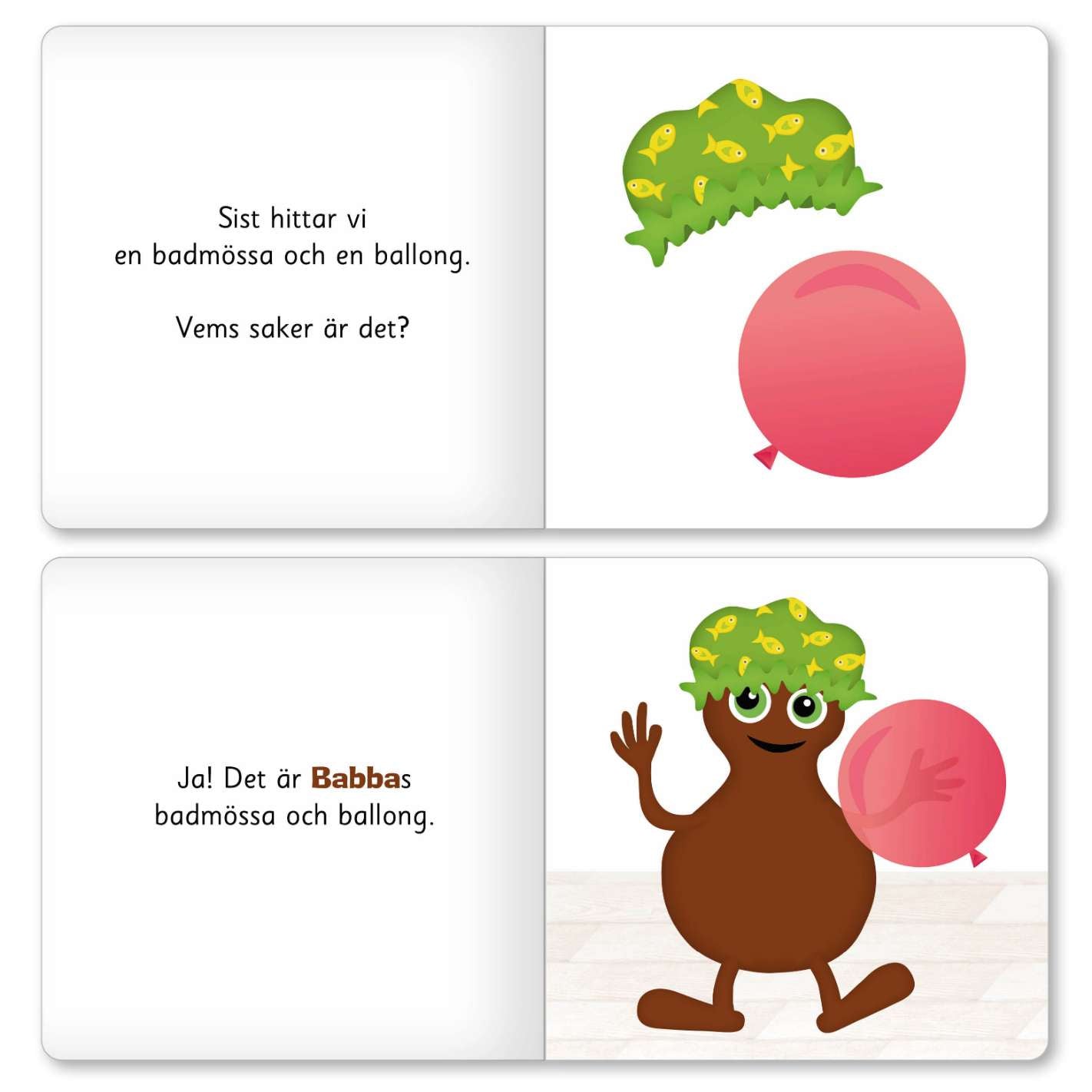 i Babbas byrå, stor kartongbok